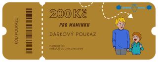 Bronzový poukaz pro maminku 200 Kč 